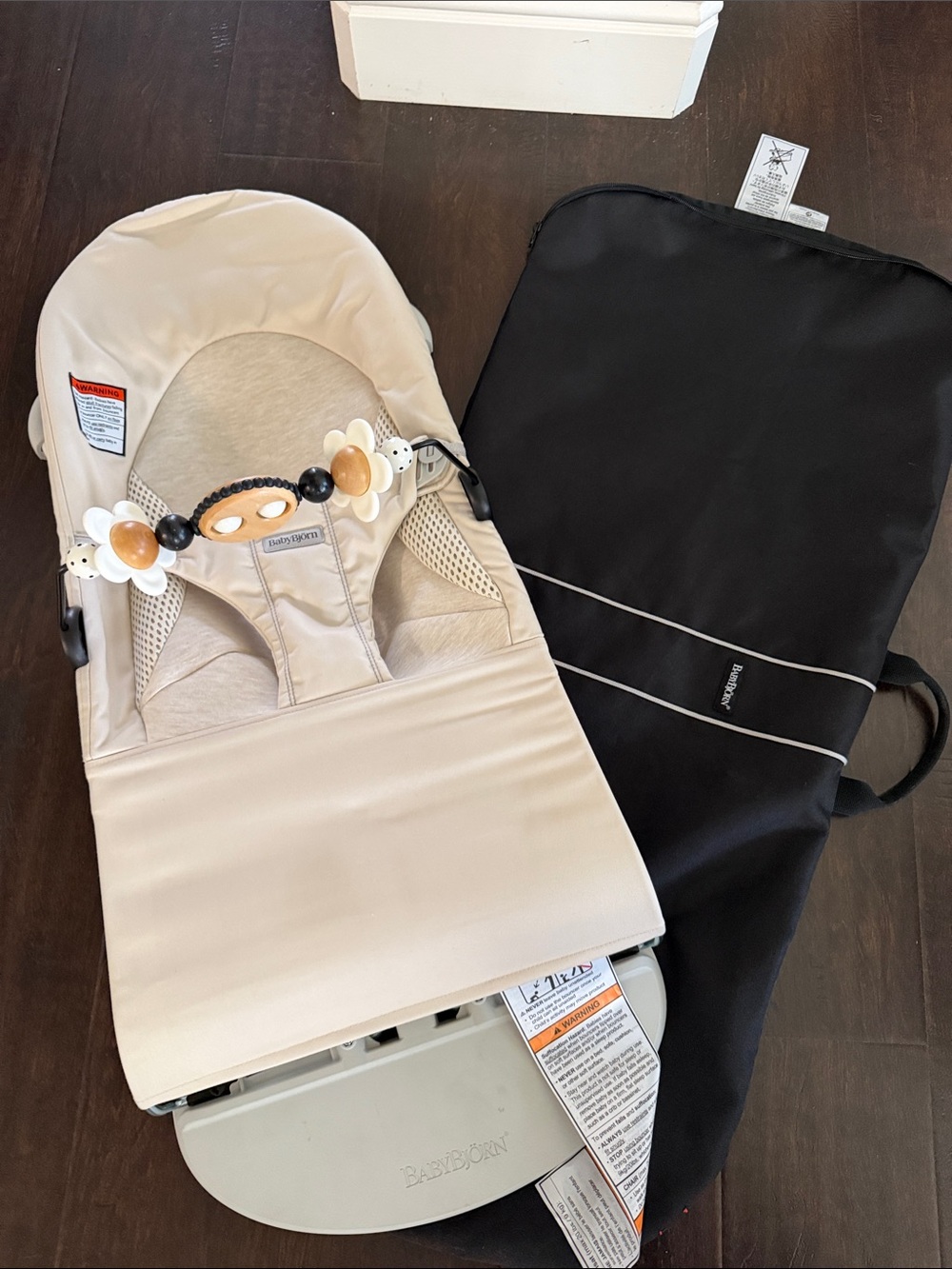 Bouncer Bliss and Toy Bar Bundle with travel case